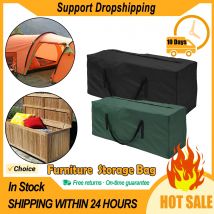 Borsa portaoggetti per cuscino per mobili Borsa portaoggetti per albero di Natale in tessuto Oxford 210D resistente agli strappi impermeabile anti-UV per giardino