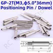20/50PCS GP-2T Interne M3 Zahn Positionierung Pin Nadel Nickel-Überzogene Frühling Test Pin 36mm Positionierung nadel Dübel Dia 5,0mm