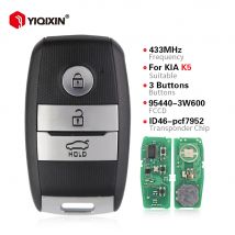 YIQIXIN para KIA Optima Picanto Morning Sportage Sorento 2014 2015 2016 2017 2018 2019 2020 433 ID46 PCF7952 llave remota de coche inteligente