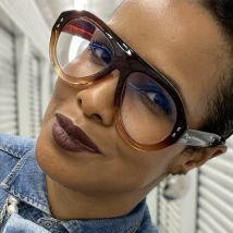 Vintage Flat Top Pilot Sonnenbrille Frauen für Männer Luxusmarke Designer Sonnenbrille Punk Anti Blaulicht Brille optischen Rahmen