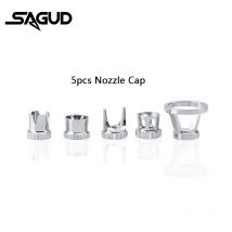 Accessori per tappo ago ugello aerografo Strumento di sostituzione normale/corona/tomahawk/splatter 5 diversi tappi copri ugelli per aerografo