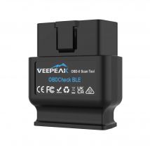 Escáner Bluetooth OBD2 Veepeak OBDCheck BLE, Lector de Códigos de Diagnóstico OBD II para Autos, Herramienta de Escaneo para iOS y Android