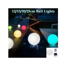 LED Garden Ball Light Remote Control Outdoor Floor Street Lawn Lamp Swimming Pool Wedding Party Holiday Home Decoration Lamp HOT