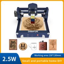 DIMIFUN Lasergravur 2,5 W hochpräzise Blattgravur 30 W elektrische Laserschneidmaschine LightburnGRBL CNC Holz Acryl