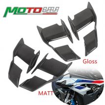 For BMW S1000R 2023 2024 2025 M1000R 2023+ 100% Carbon Fiber Front Winglets Motorcycle ModificationFairing Fixed Wing Spoiler