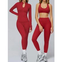 3PCS Yoga Suit Women Tracksuit 2 Pieces Gym Set Sportswear Sports Bra High Waist Legging Outfit Fitness Running Workout Clothes