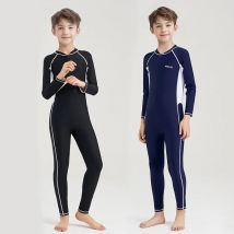 Front Reiß verschluss einteiliger Badeanzug Kinder Badeanzüge für Jungen Kinder Bade bekleidung Teenager Beach wear schnell trocken plus Größe