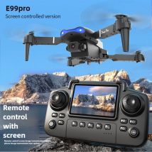 E99 PRO Drone Screen Control Aerial Drone High Definition Dual Camera Remote Control Aircraft, Folding Quadcopter Kid Gift