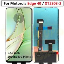 Pantalla LCD de repuesto para móvil, digitalizador de Panel táctil para Motorola Edge 40, Neo, XT2307, XT2303-2