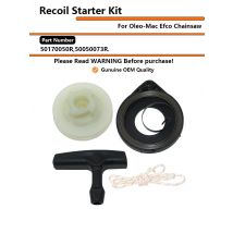 Recoil Starter Pulley Rope Spring Kit For Efco 137 141S 141SP MT350 MT350S MT3500 MT3500S MT3700 MT3750 MT4100S MT4100SP