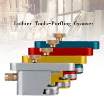 NAOMI Kanal Routing Jig Einstellbare Violine Gitarrenbauer Werkzeug Rand Schallloch Router Werkzeug Violine Purfling Groover Cutter Passt Dremel