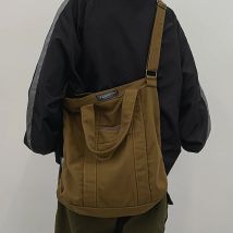 Retro Tag Leinwand Tasche Neue Diagonal Span männer Freizeit Pendler Handtasche Persönlichkeit Mode Einfarbig Schulter Tasche