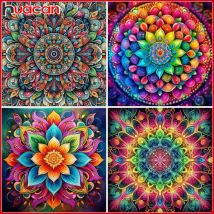 Huacan 2025, neue Kollektion, Diamantgemälde, Schmetterling, Blume, Diamant-Mosaik, Kunst, handgefertigte Heimdekoration