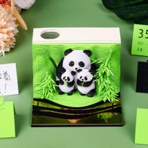 Time Piece Calendar 2026 Desk Calendar 3D Tear-away Calendar Paper Carving Art Memo Pad Notepad Gift For Christmas Housewarming