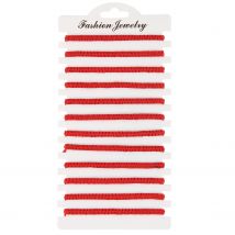 12Pcs/Lot Red Rope Flat Knot Braided Adjustable String Bracelets Set for Women Men Handmade Good Lucky Amulet Friendship Jewelry
