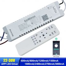 Driver LED APP 22-30V GM-LXTM-F Alimentatore intelligente a due linee a 2 colori 600mA 800mA 1200mA 1500mA 1800mA 2400mA 2700mA 3000mA