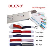 Dental Articulating Paper Teeth Whitening Strips Disposable Double Sided Hydrophobic PapersSoft Red/Blue Dentist Lab Materials