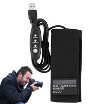 USB Warmer Lens Dew Heater Evening Dew Remover per ForNikon ForSony ForFuji Lens telescopi prevenzione della condensa