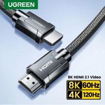 Kabel UGREEN HDMI 2.1 8K 60Hz 48Gbps Earc Ultra szybki kabel kompatybilny z HDMI do Xiaomi TV Box Laptop projektor PS4 PS5