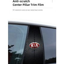 Car Emblem Center Pillar Sticker Auto Door Decorative Stickers For Kia GT-Line Sportage Ceed Rio Picanto Sorento Soul Cerato