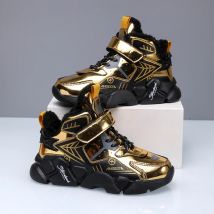 Botas de nieve para niños y niñas, zapatos deportivos de moda impermeables y cálidos de invierno de alta calidad, zapatillas de deporte, botas de nieve para niñas