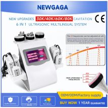 NEWGAGA 6 In 1 30K 40K 60K 80K Cavitazione Macchina Ad Ultrasuoni Vuoto KIM8 Corpo Perdita di Peso Fitness Cellulite Dispositivo di Riduzione Del Grasso