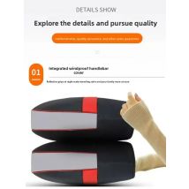 1Pair Electric Bike Winter Warmer Gloves Handlebar Muffs Protective Motorcycle Scooter Thick Warm Grip Handle Bar Muff Rainproof