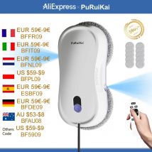 PuRuiKai dubbele nozzle huishoudelijke stofzuiger afstandsbediening robot glas reinigingsmachine elektrische glas raam reinigin