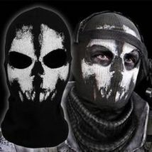 Call of Ghost Skull Face Mask Motorcyle Outdoor Balaclava Helmet Halloween Full Ghosts Print Motorcycle Bike Cycling Hiking