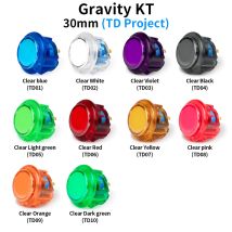Qanba Gravity KT Arcade-Tasten Mute Snap-in-Taste 30 mm Arcade-Joystick DIY-Teile (8 Stück)