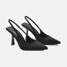 Sommer Frauen Heels Sandalen Rot Spitz Slingback Sandalen Schuhe Grün Schwarz Lila Kitten Heels Party Prom Damen Stilettos