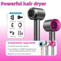 Suszarka do włosów szybkiego użytku - Jonizacja ułatwiająca szybkie suszenie - Bez łopatek - Lekka i cicha - Suszarka do włosów pielęgnująca włosy