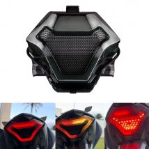 Moto Fanale Posteriore A LED Moto Luce Freno Posteriore Indicatore Lampada per Yamaha MT03 2014-2023 R3 R25 2013-2020 MT07 2013-2017 12V