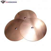 6 Zoll Edelstein-Facettiermaschine Kupfer-Lapierungsscheiben Endschleif- und Polierscheibe Messingplatte Öffnung 12,7mm