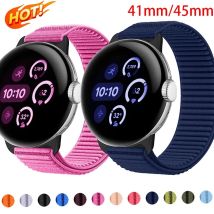 Nylon Loop strap for Google Pixel Watch 4/3/2/1 41mm Sport Band For Google Pixel Watch 4/3 45mm Breathable Smartwatch Bracelet