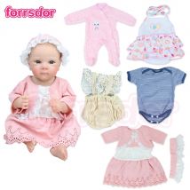 New Doll Clothes Suits Fit for 48-50CM Baby Doll 18-20inch Reborn Baby Doll Clothes Accessories Clothes Suit for Generation Doll