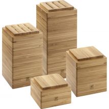 ZWILLING 35101-400-0 - Juego de almacenamiento de bambú, 4 piezas