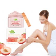 Hanchobit White Peach Rice Crushed Body Scrub reinigt sanft den Hautton und hinterlässt die Haut. Glatte, geschmeidige Tiefenreinigung