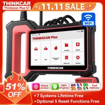 THINKSCAN PLUS S7 S6 S4 THINKCAR Skaner OBD2 Auto ABS, SRS, ECM, TCM, BCM, AC System Car EOBDII Diagnostic Scan Tool Czytnik kodów samochodowych