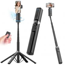 Selfie Stick portatile AOCHUAN Smart M3 dotato di tracciamento AI e 360 °   Rotazione senza macchie cieche per la fotografia di smartphone