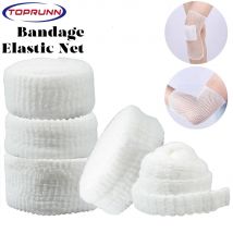1 Rolle elastischer Netzverband, röhrenförmiger Verband, Vliesstoff, atmungsaktiver Wundverband, Stretch-Verband für Daumen-Zehen