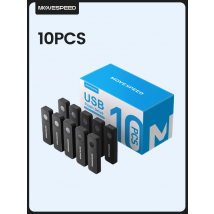 MOVESPEED 10PCS USB Flash Drive 4GB 8GB  Compact Shock-proof Memory Stick with Protection Cover