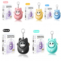 H8 130dB Selbstverteidigung Alarm Student Rucksack Schlüsselbund Neue Katze Persönlichen Alarm Anti wolf Artefakt Outdoor kinder Notfall