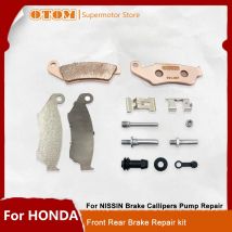 OTOM Motocycle Front Rear Brake Caliper Repair Spring Caliper Insulation Pads For HONDA Nissin CR125/250R CRF250R/X CRF450R/X