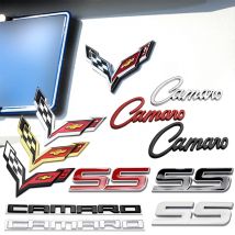 3D Metall Auto Seite Körper Kotflügel Aufkleber Flügel Form Dekor Aufkleber Für Chevrolet SS Camaro Aveo Niva Captiva Cruze Malibu Captiva Trax