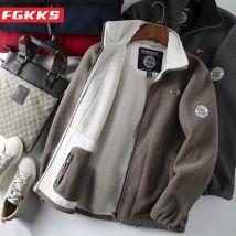 FGKKS 2023 giacca casual da uomo di marca giacca di lana ispessita giacca di moda calda di design di alta qualità maschile