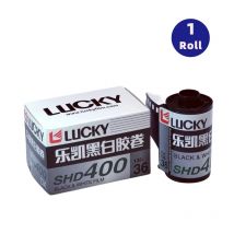 1 RollsCHINA LUCKY 135 Pellicola in bianco e nero SHD400 36 fogli con codice DX ISO 400 (data di scadenza: 2027)