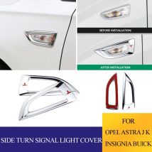 2 Stück ABS Chrom Auto Seitenblinker Abdeckung für Opel Astra J für Opel Crossland X für Opel Insignia für Buick Regal