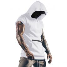 2025, neuer Herren-Kapuzenpullover mit Taschenreißverschluss, verziert, stilvoll und bequem, Parkour-Freizeit-T-Shirt, Sport, atmungsaktives Weste-Oberteil
