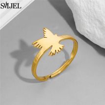 Vintage fliegende Schwalben ring für Frauen niedlichen Vögel Zeigefinger ringe öffnen verstellbare Tiers chmuck Zubehör Party Geschenke